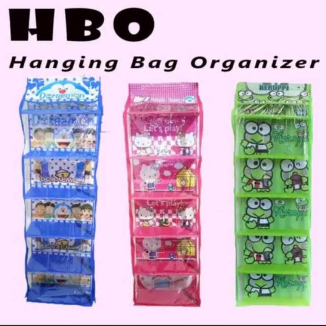 (besar 5 Susun) Rak Gantung Tas - Hanging Organizer