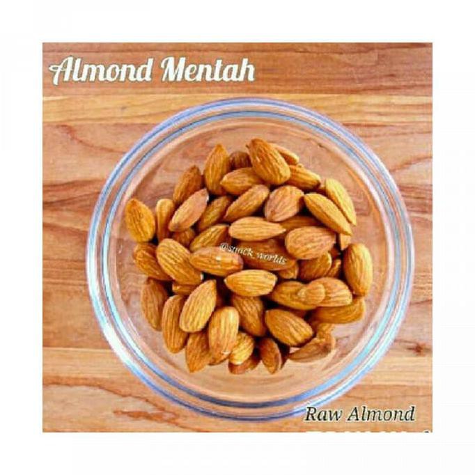 

500Gr Raw Almond Blue Diamond Kacang Almond Mentah Buat Susu Almond Mentarieka_Shop