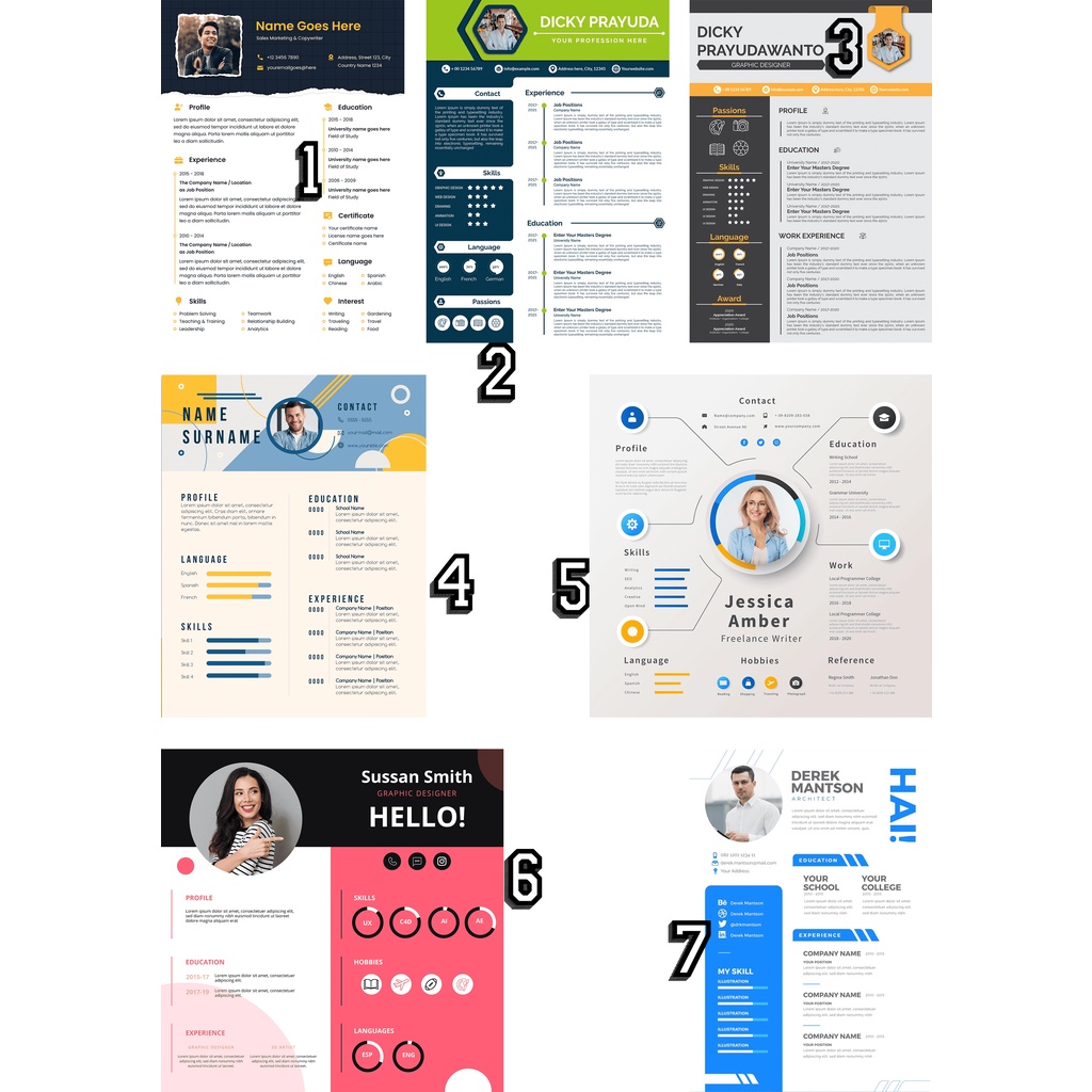 

Design dan Template CV (Curiculume Vitae) Professional dan Menarik