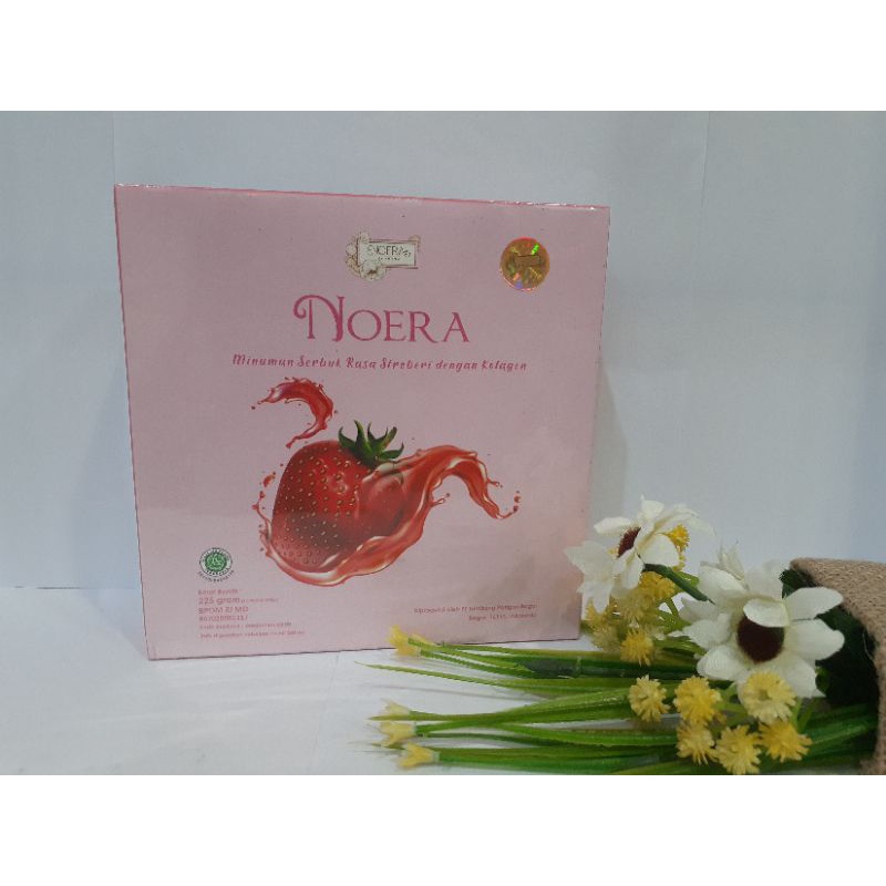 Manado Noera Minuman Serbuk Rasa Strawberry dengan Kolagen (isi 15sachet)