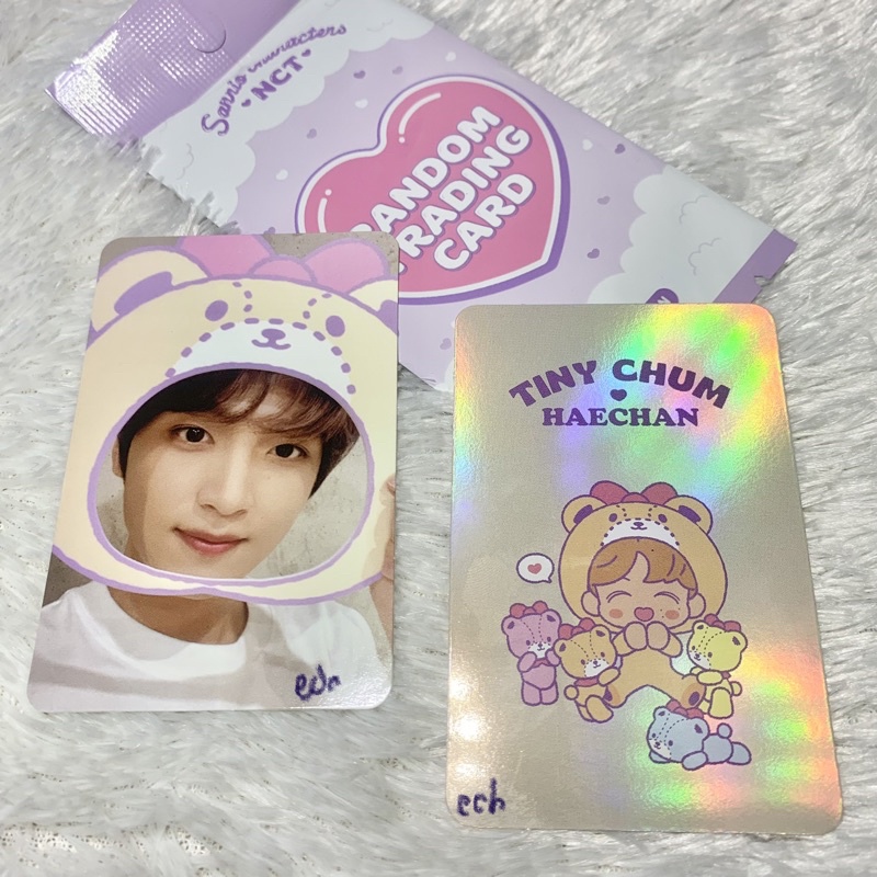 READY konsep special trading card sanrio x nct stc haechan ver B