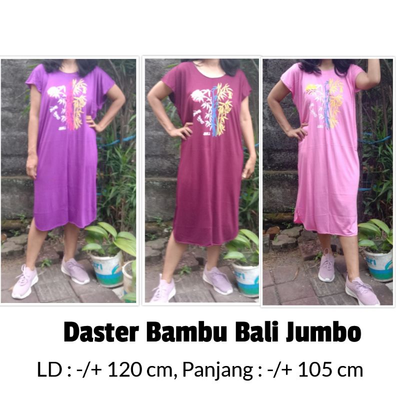 DASTER BAMBU BALI JUMBO PREMIUM HALUS ADEM / DASTER KAOS BAMBU BALI JUMBO/ DASTER JERSEY / DRESS BAM