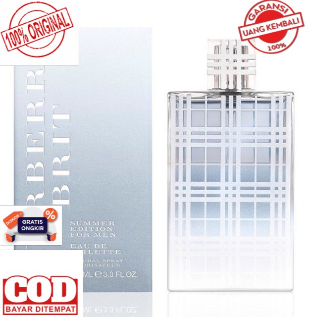 PARFUM ORIGINAL EROPA Burberry Brit Summer Edition For Men EDT 100ml PARFUME PRIA