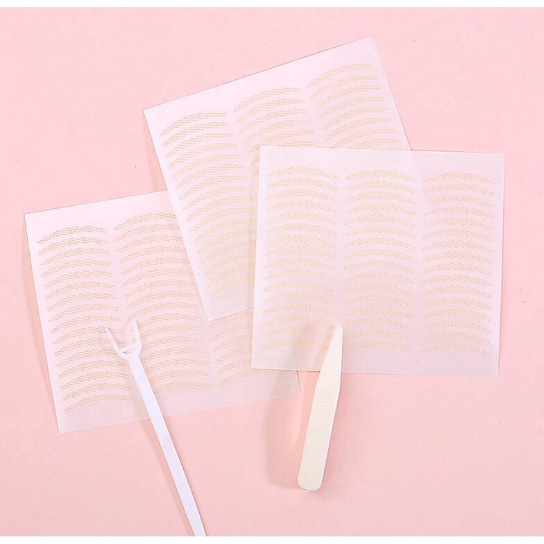 360 Stickers Plum Shaped Silk Gauze Reel Double Eyelid Stickers