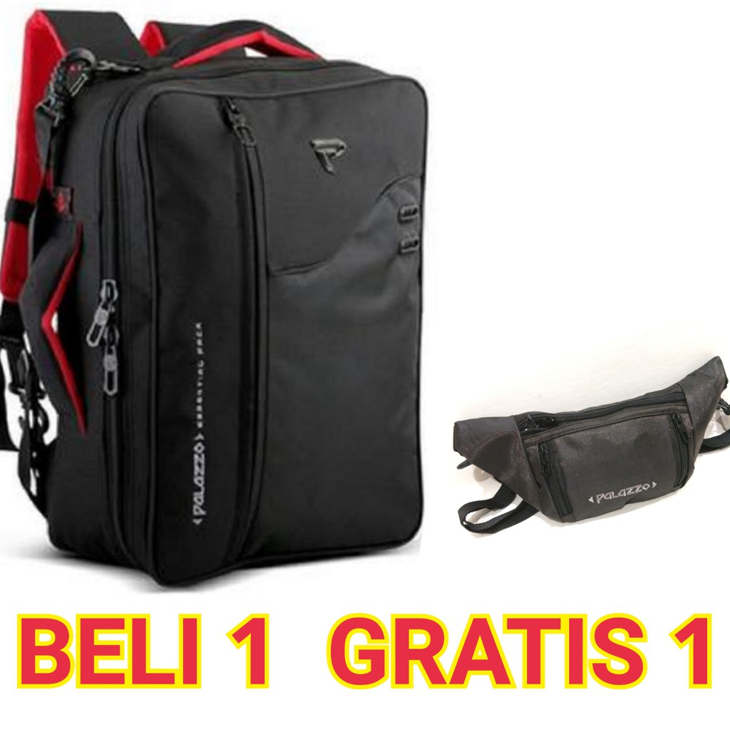 Promo Beli 1 Gratis 1 Beli Tas Multi Fungsi Gratis Tas Waist Bag Palazzo