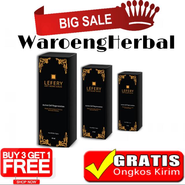 100% ORIGINAL LEFERY Lefery Serum Anti Aging Gold Asli Original Terbaik