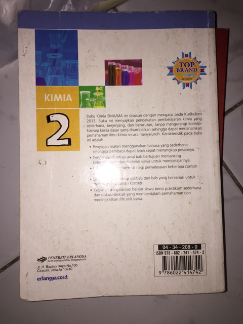 Buku Kimia Erlangga Kelas Xi 2 Sma Shopee Indonesia