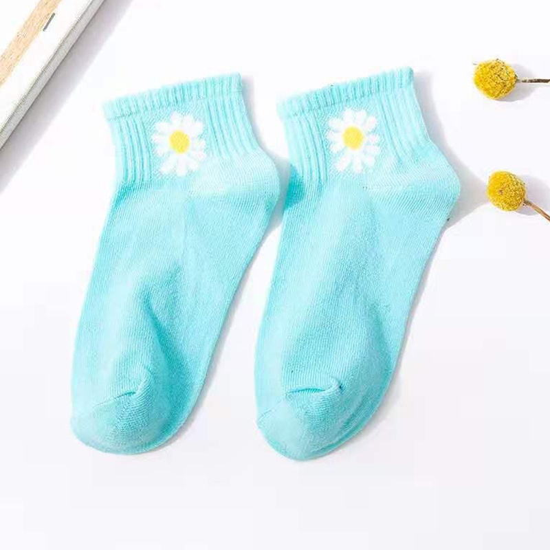 Kaos Kaki Ankle Pendek Lucu Tebal 1kg muat 86pcs Motif Brown Import Lembut GANNISE KK0002-KK0005 GREEN