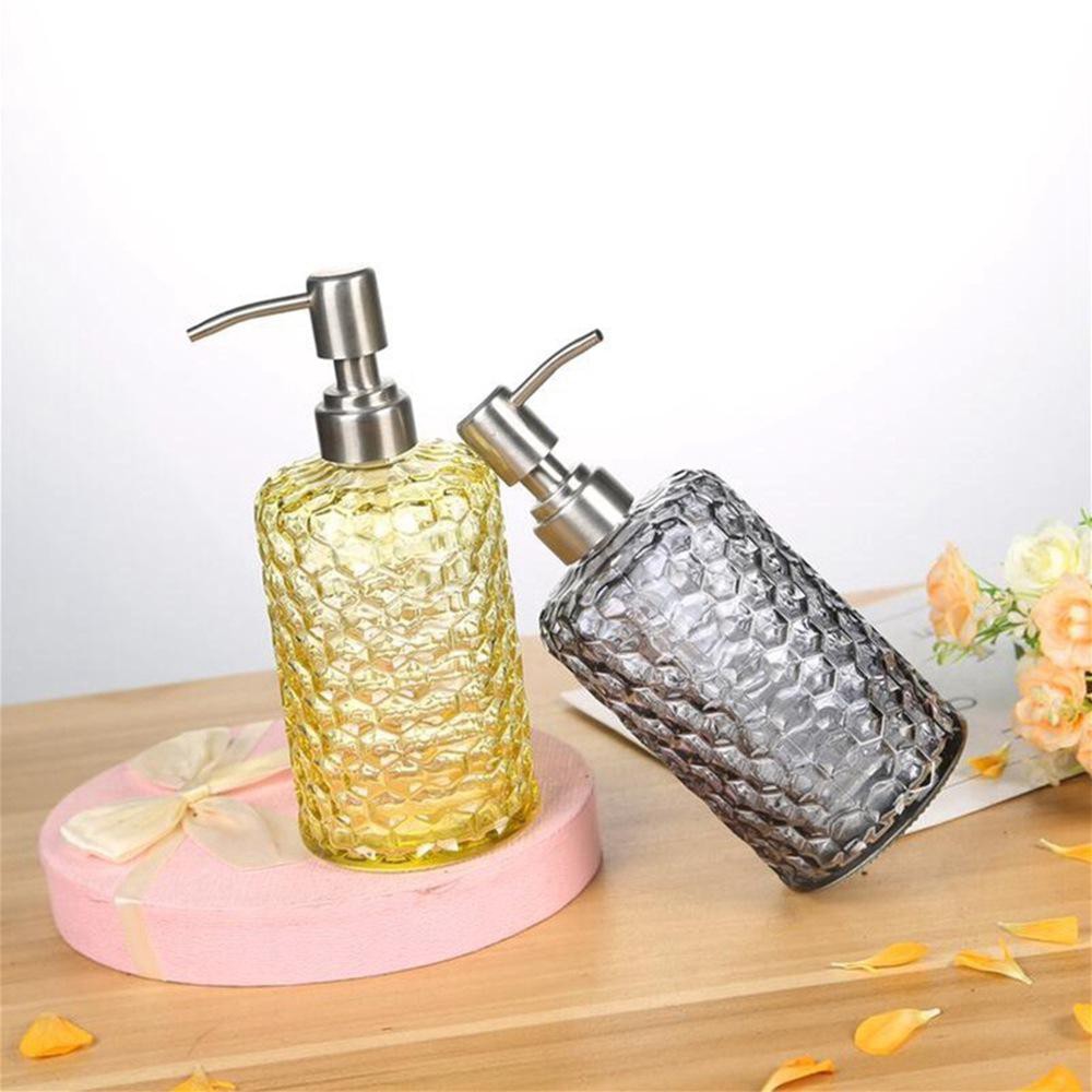 Stainless Steel Pump Dispenser Liquid Lotion Spray Countertop