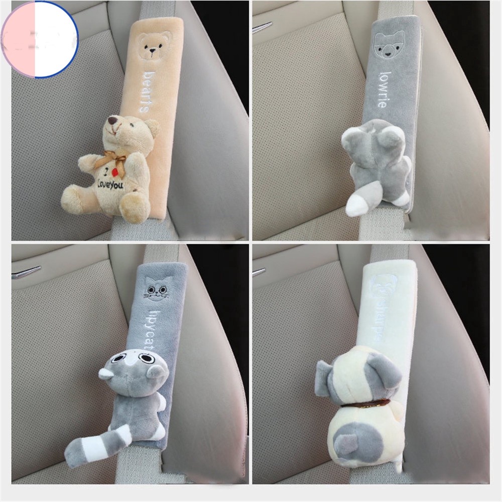 Cartoon Cute Car Seat Belt Shoulder Guard Cover Lengthened Seat Belt Protector Automotive Related Products