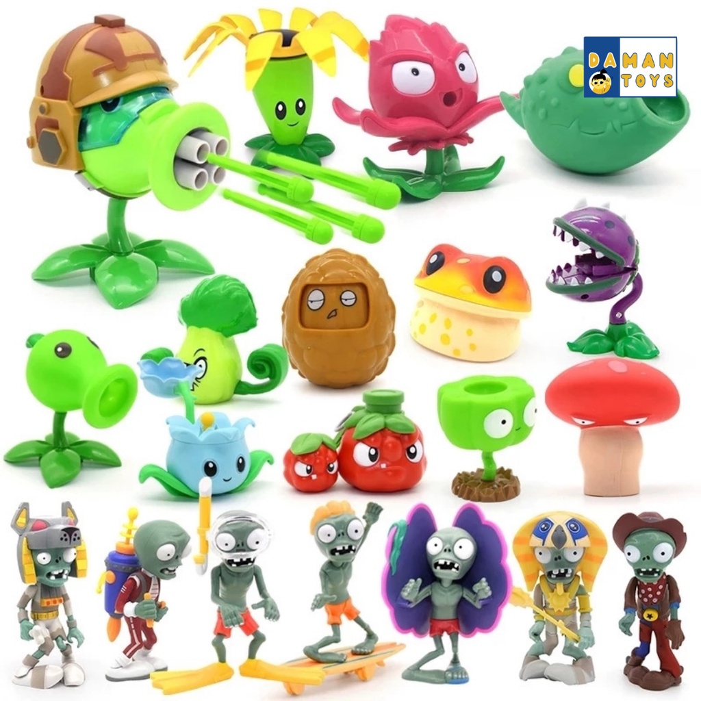 DToys Mainan Impor Plants VS Zombie 2 Action Figure Plant Zombies Surprise