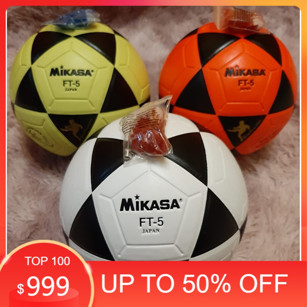 BOLA SEPAK MIKASA FT5 / BOLA SEPAK PRES SIZE 5 / BOLA SEPAK MIKASA PRES BAGUS