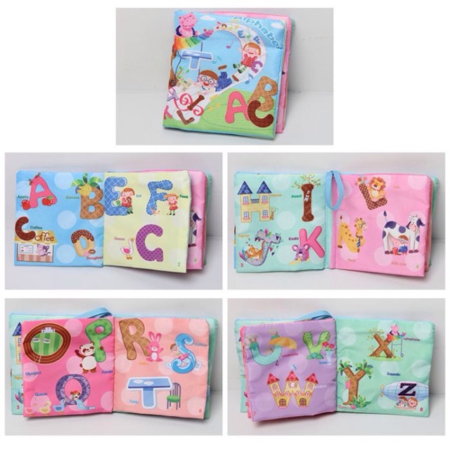 Buku bayi bunyi soft book baby buku bantal bayi BU 204