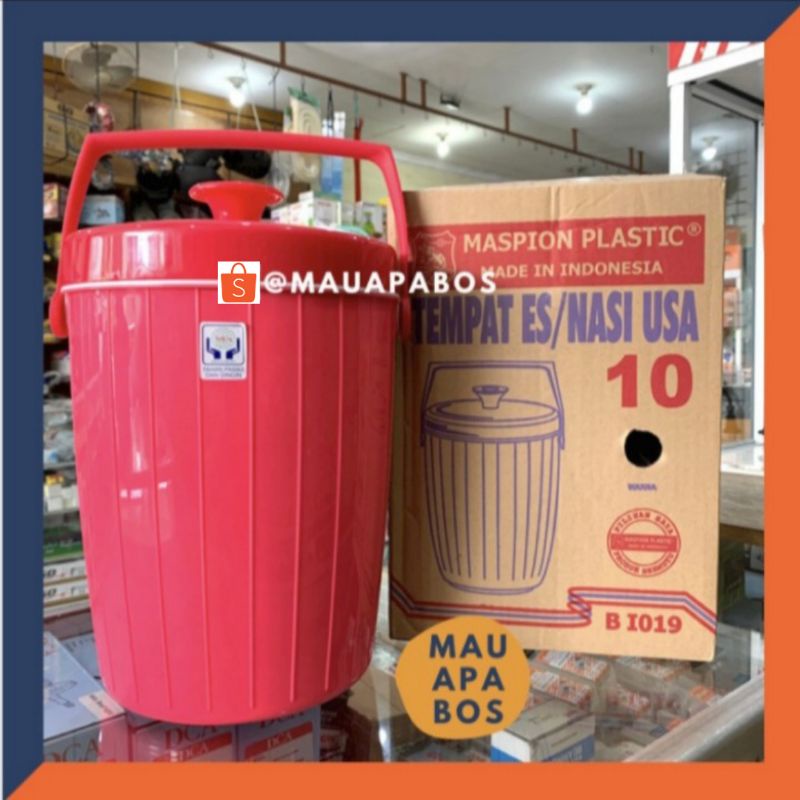 Jual Rice Bucket Termos Nasi Es Maspion 10 Liter | Shopee Indonesia