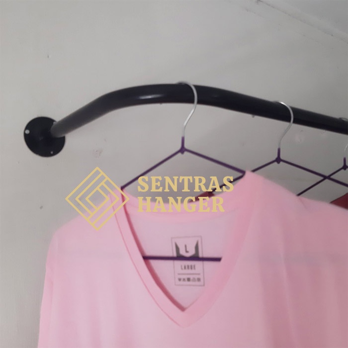 Gantungan Baju Dinding, Gantungan Baju Gawang, Paket Praktis