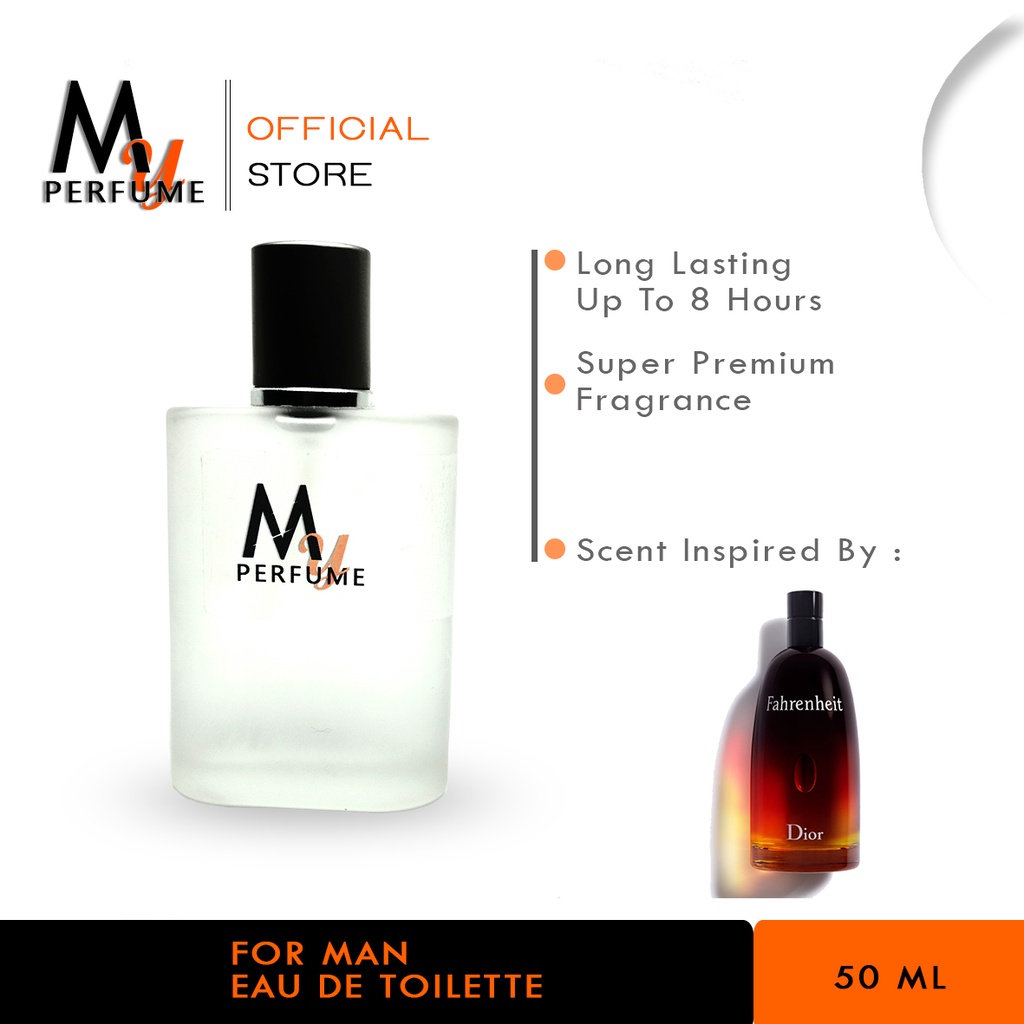 Parfum Pria Tahan Lama Murah Aroma Dior Fahrenheit 50 ml Best Seller By My Perfume / Minyak Wangi Or