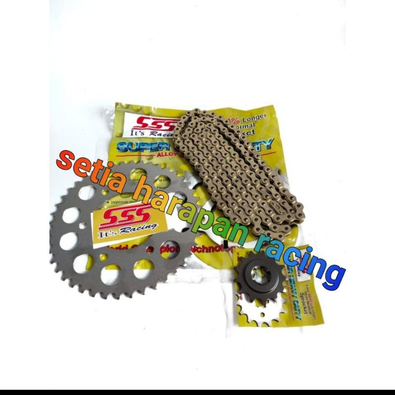 Gear sss set ninja 150 ninja r ninja rr 415 tipis