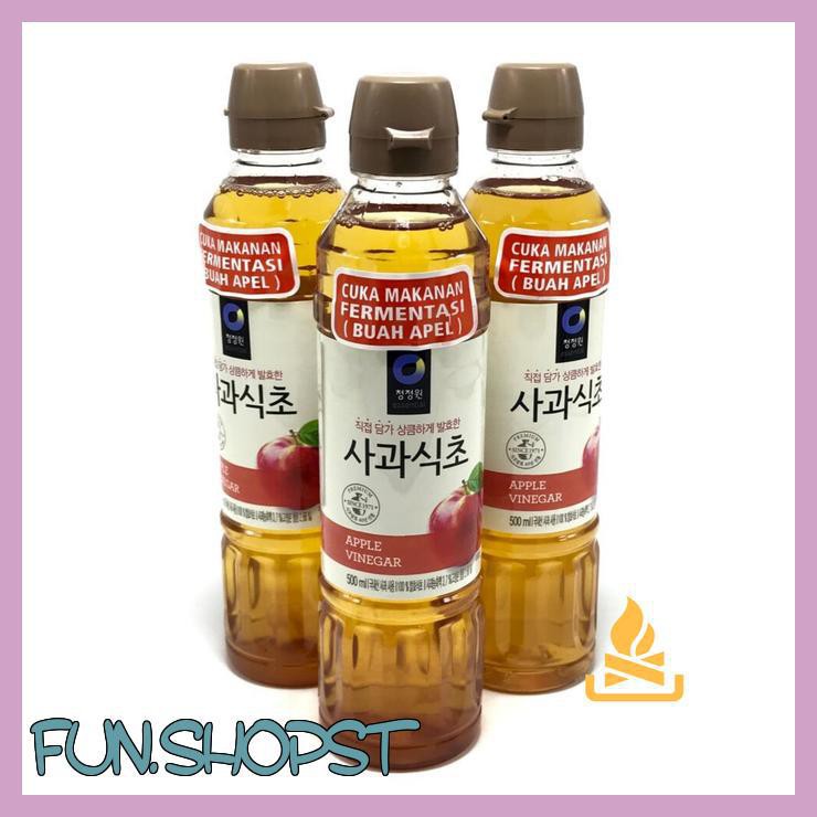 

CUKA APEL KOREA ( APPLE VINEGAR ) DAESANG 500 ML
