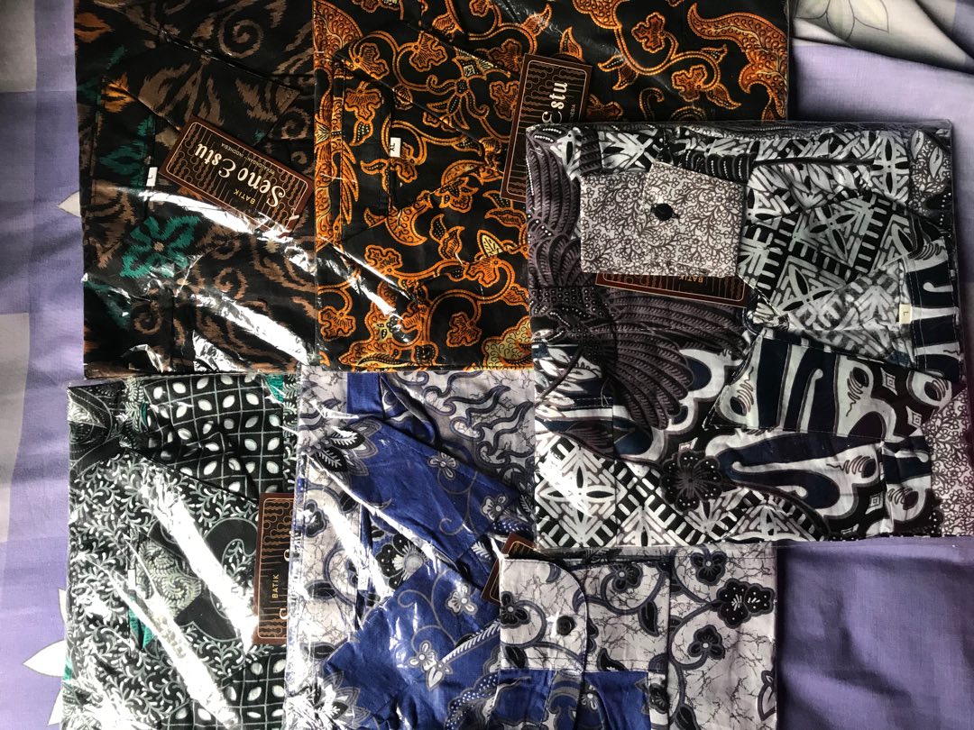 Promo 2.2 Men Sale - Kemeja Batik Pria Reguler Fit Lengan Panjang Modern Ori Baju Batik Pria M L Xl