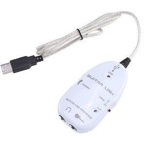 Kabel USB Link Audio Cable laptop PC Gitar Konektor record rekam play