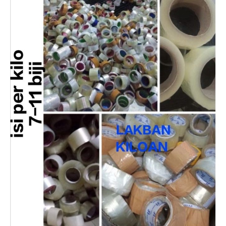 LAKBAN KILOAN MURAH - LAKBAN SOLASI KILOAN LAYAK PAKAI LAKBAN BENING 2 INCH PAKING PACKING PAKET
