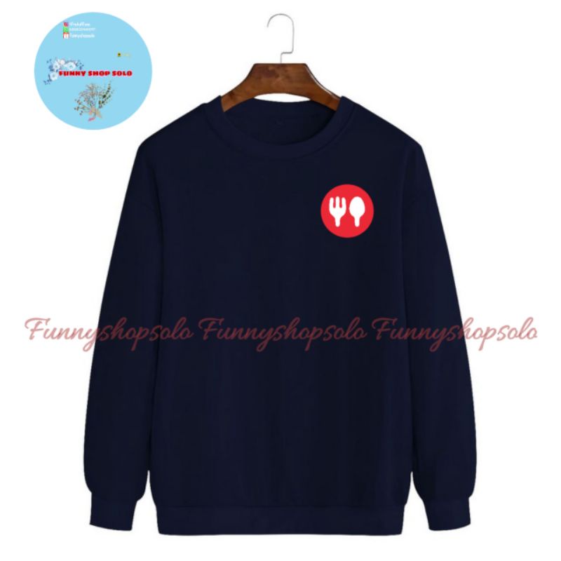 (COD) BELI 2 HARGA GROSIR - SWEATER JAKET GO FOOD / SWEATER FOOD PREMIUM / FLEECE JAKET SWEATER / SW