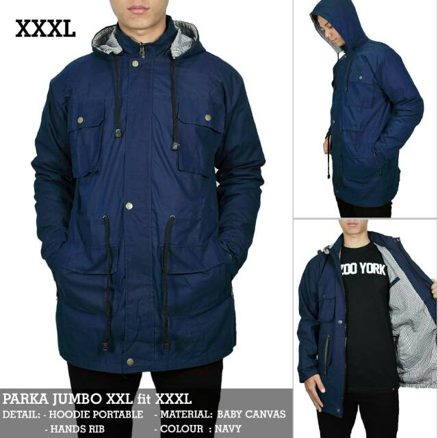 Jaket parka pria big size/ Jaket parka jumbo premium/ Jaket parka kekinian/ Jaket parka pria murah