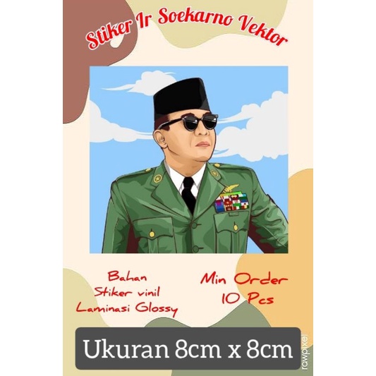 

Stiker Ir Soekarno Vektor