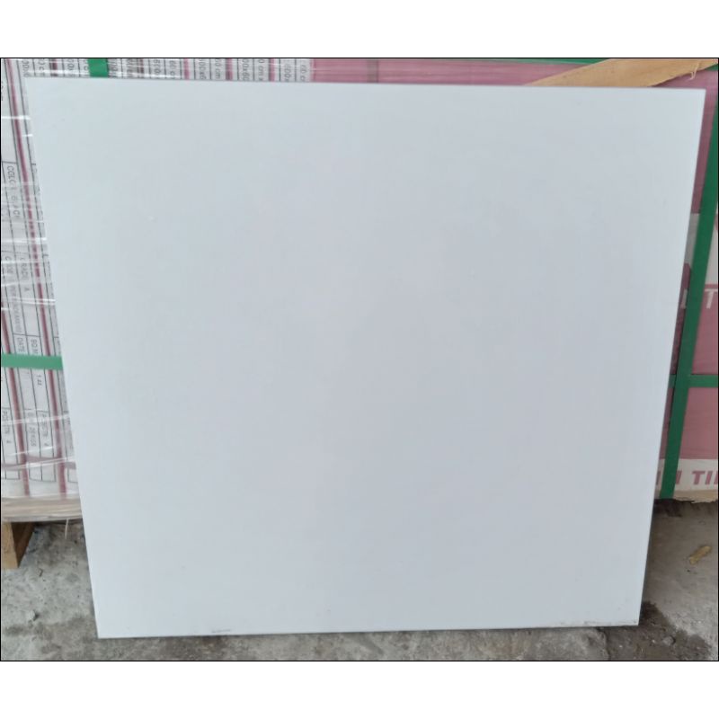 Granit putih polos  Arna vitery Wt 60x60 kw L