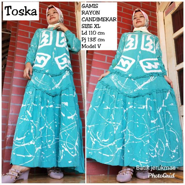 GAMIS TWILL RAYON CANDI MEKAR