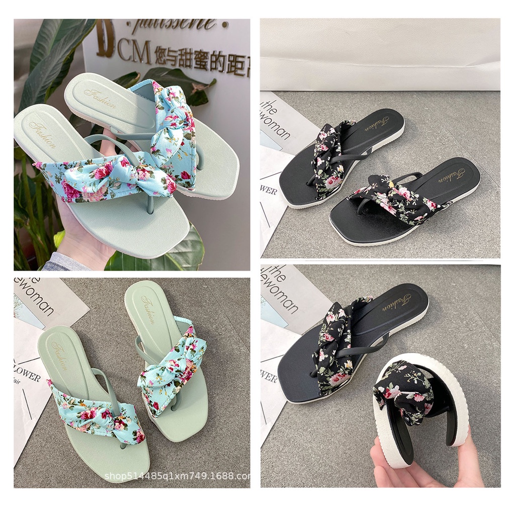 PROMO 10.10 PUNCAK ☀ACCBAYI☀ SF14 Sandal Wanita / Sandal Slop Wanita / Sandal Fashion Wanita Murah / Sandal Cewek