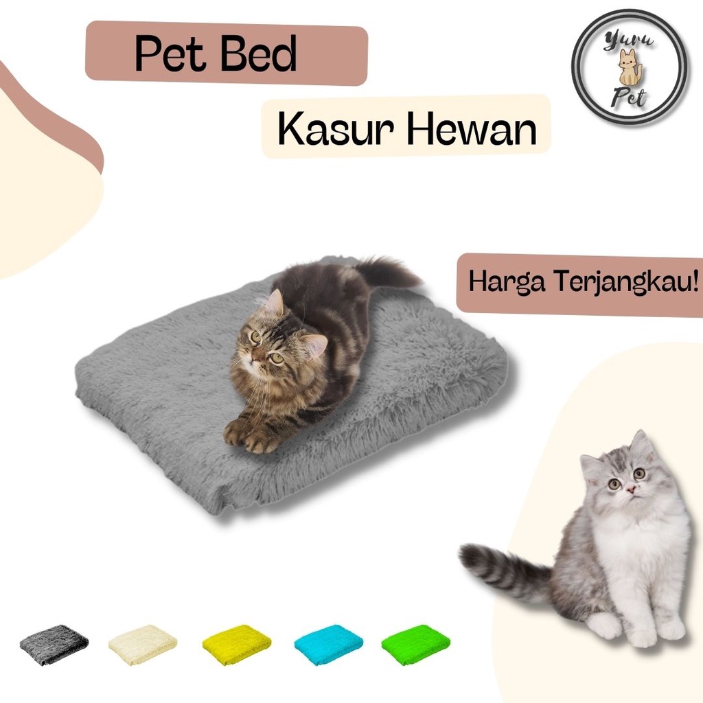 Tempat Tidur/Ranjang Kucing Model Terbaru Bentuk Bantal