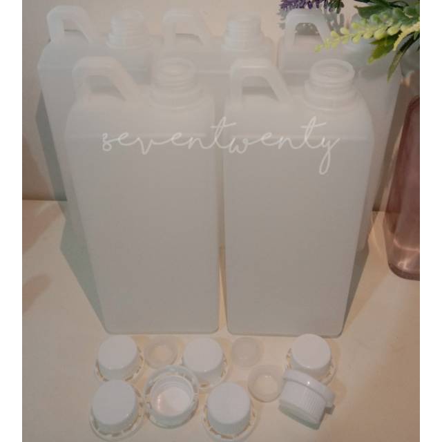 Jrigen plastik 1 Liter, jerigen, drijen 1L, kemasan plastik