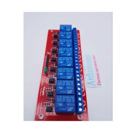 relay module 5V 8 channel high quality red board pcb KEYES brand mark