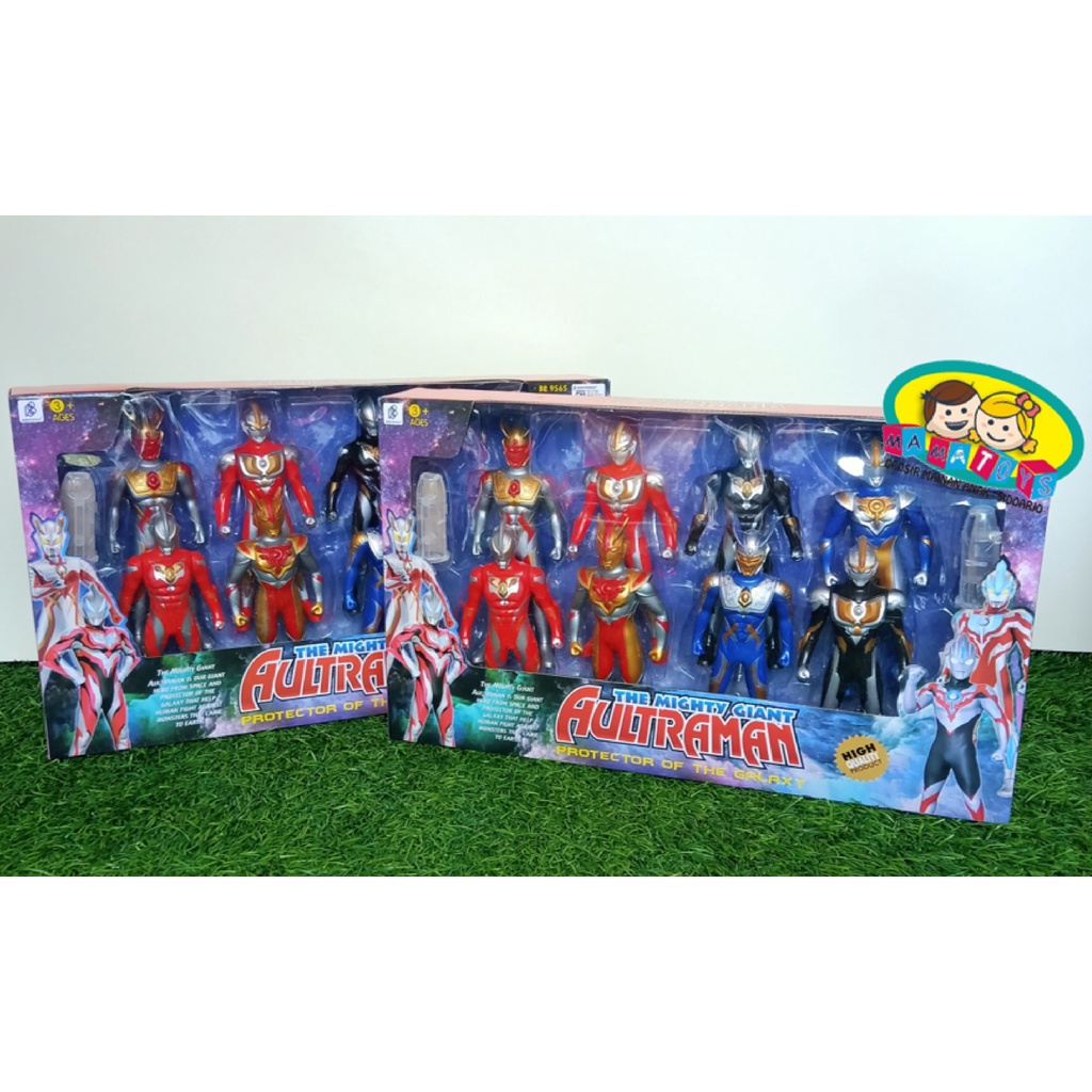 Mainan Action Figure Ultraman + 4 Kapsul BP9565 . . . TERMURAH (harga sudah termasuk packing)