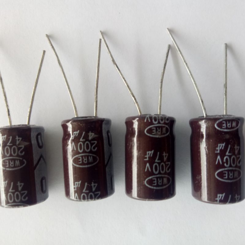 ELCO 47uf 200v CAPASITOR ELCO 47uf 200v HRE BAGUS