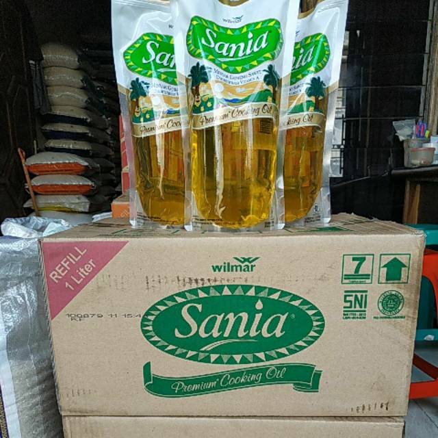 

Minyak Sania 1 Lt (1 dos isi 12 pcs)