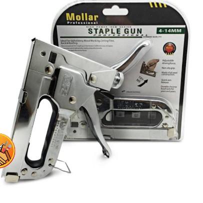 

Trendy Staple Gun Tembak Tacker Staples Stepler Hekter mollar 3in1 jok kulit kardus !!