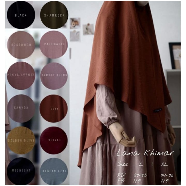 [READY LIMITED sisa 1] Lana khimar | khimar bellaluna