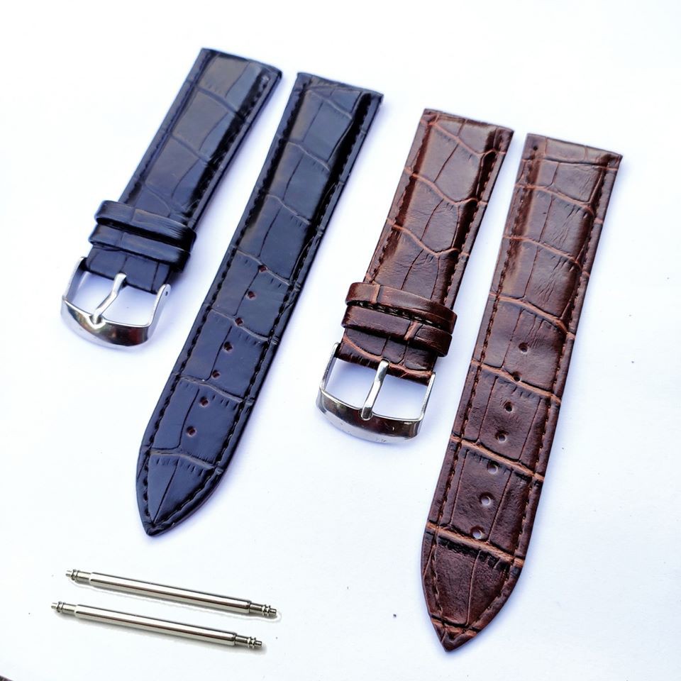 Strap Tali Jam Tangan Kulit Leather Motif 24mm