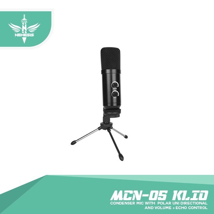 Condendser Microphone NYK KLIO MCN-05 Mic USB Streaming Full Set original