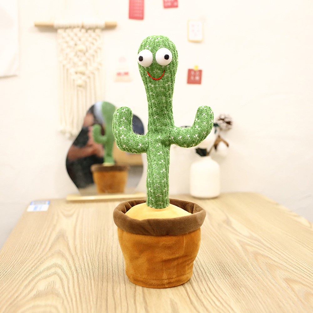 ⚡YZ (COD) Dancing Cactus Toys Boneka Kaktus Joget Boneka Kaktus Goyang Mainan Kaktus Goyang Mainan Boneka Kaktus Boneka Cactus