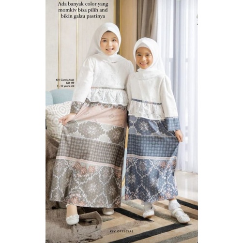 SR.KIDS/GAMIS ANAK KIV/GAMIS ANAK PEREMPUAN