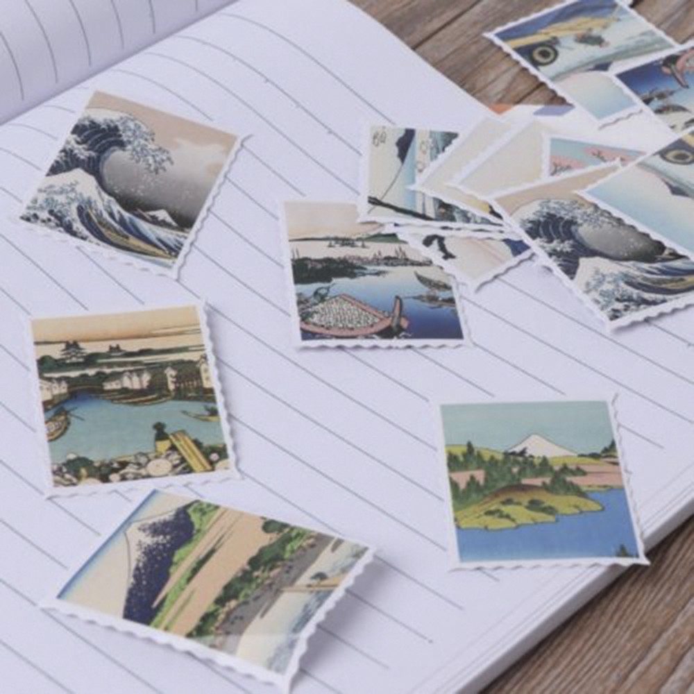 

ALAT TULIS CUTIE 46Pcs / Set Stiker Kertas Motif Kalender untuk Dekorasi Scrapbook DIY