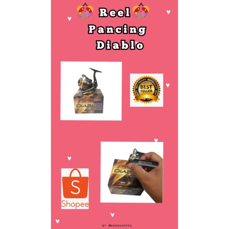 Reel Pancing Laut Katana [Diablo] 10 Ball Bearings Design By Japan Asli