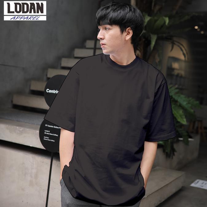 Kaos Polos Oversize Pria / Kaos Polos Combed 24S Oversize - Hitam