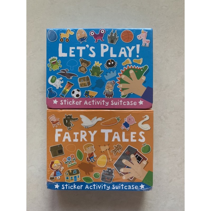 Jual sticker activity suitcase lets play fairytales 6 book buku