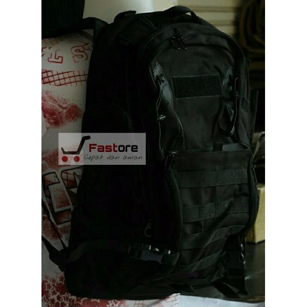 Tas Ransel Army tipe 02 warna Hitam Military Outdoor Tactical Airsoft