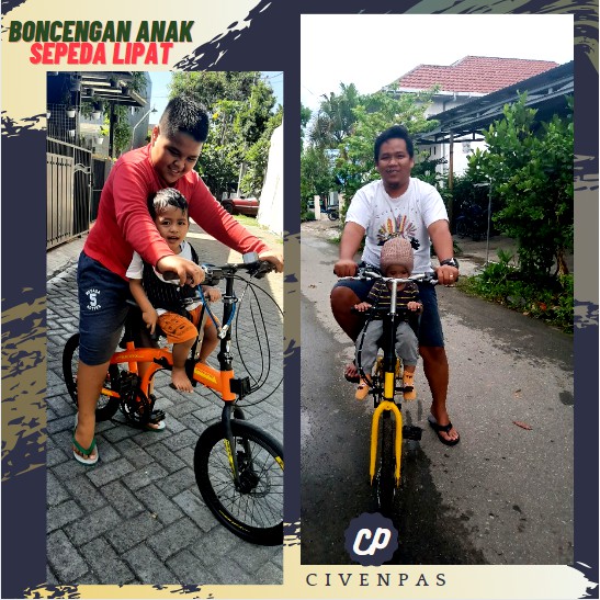 Kursi Boncengan Sepeda Lipat Mtb Mini Exotic Untuk Anak Depan Belakang