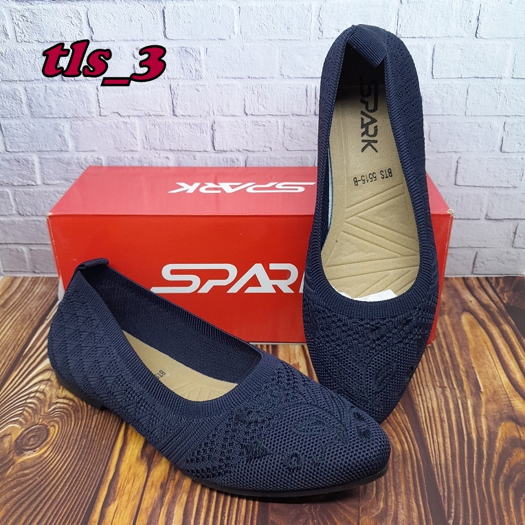 Sepatu Flatshoes Spark Bts 5513/15-B Terbaru 36-40 Sepatu Balet Import Dewasa